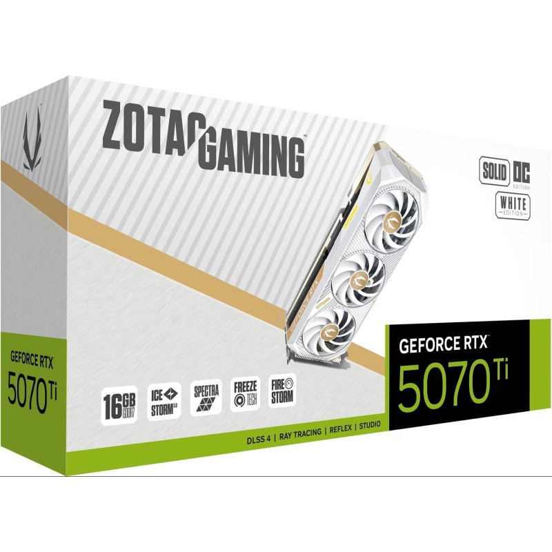 Zotac GeForce RTX 5070 Ti SOLID CORE OC White Edition